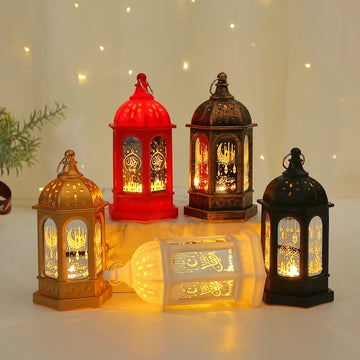 Ramadan LED Lantern Light Eid Mubarak Decoration for Home Islamic Muslim Festival Party Ramadan Kareem Decor EID Al Adha 2025