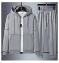 2025 Men Winter Sport Suits Casual Outdoor Zipper Jackets and Sweatpants Jogging Set Male Hoodie Tracksuit Running Mens Clothes - Aurex