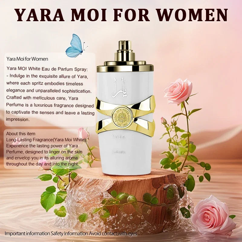 2 Box 100ml(3.4oz) Original Yara Perfumes Men&Women Luxury Brand Lasting Fragrance Perfume Floral Scent Eau De Parfum Cologne - Aurex