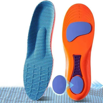 Sport Insoles for Shoes Sole Shock Absorption Deodorant Breathable Cushion Running Insoles for Feet Man Women Orthopedic Insoles