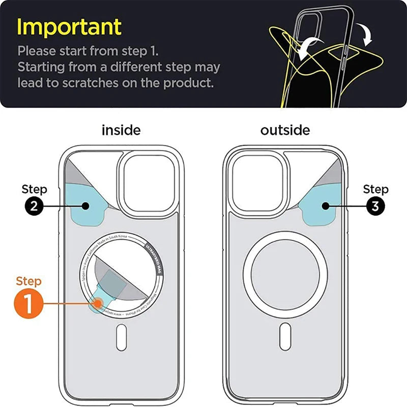 Clear For Magsafe Wireless Charge Case For Apple iPhone 16 15 14 13 12 11 Pro Max Plus Mini Magnetic Acrylic Transparent Cover