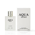 100ML 3.4FL.OZ AQUA Men's Eau de Parfum, Aquatic Aromatic Notes Perfume, Lime, Marine, Musk, Fresh Ocean Fragrance for Men - Aurex